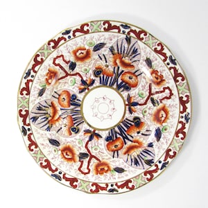 Antique Royal Staffordshire Cairo Plate: 1907 Floral Pottery