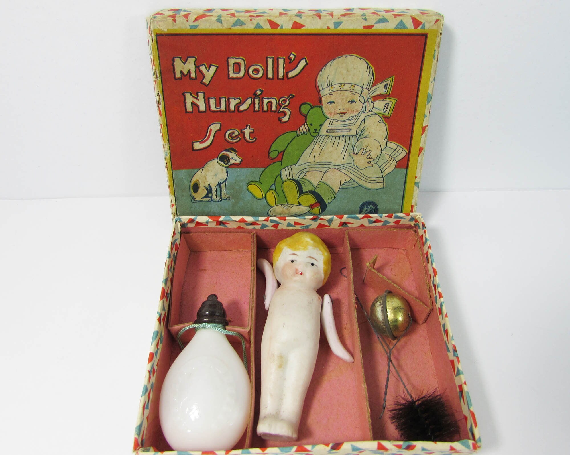 Vintage Toy - My Dolly's Nursing Set, Original Box With Vintage Toy - My Dolly's Nursing Set, Original Box With