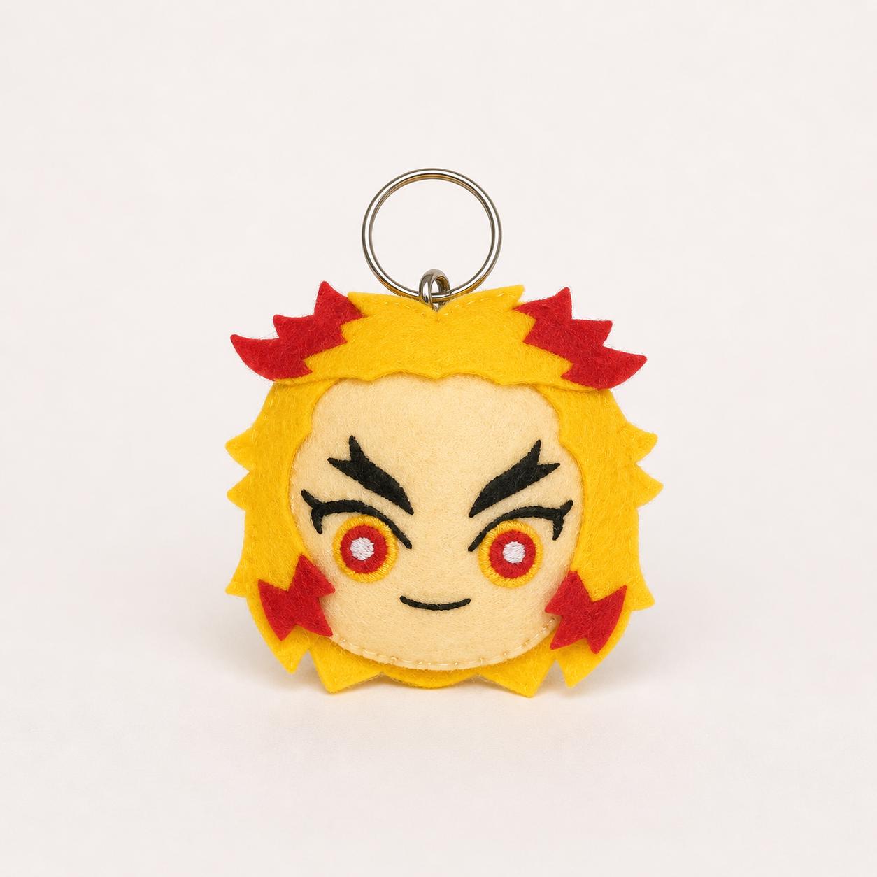 Custom Felt Plush Keychain From Photo, Personalized Felt Doll Keychain ...