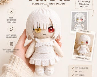 カスタムフェルトキャラクター人形：アニメ、K-POP、ビデオゲームに