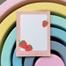 MINI NOTEPAD: Strawberry Notepad, Colorful Stationary, Cute Notepad ...