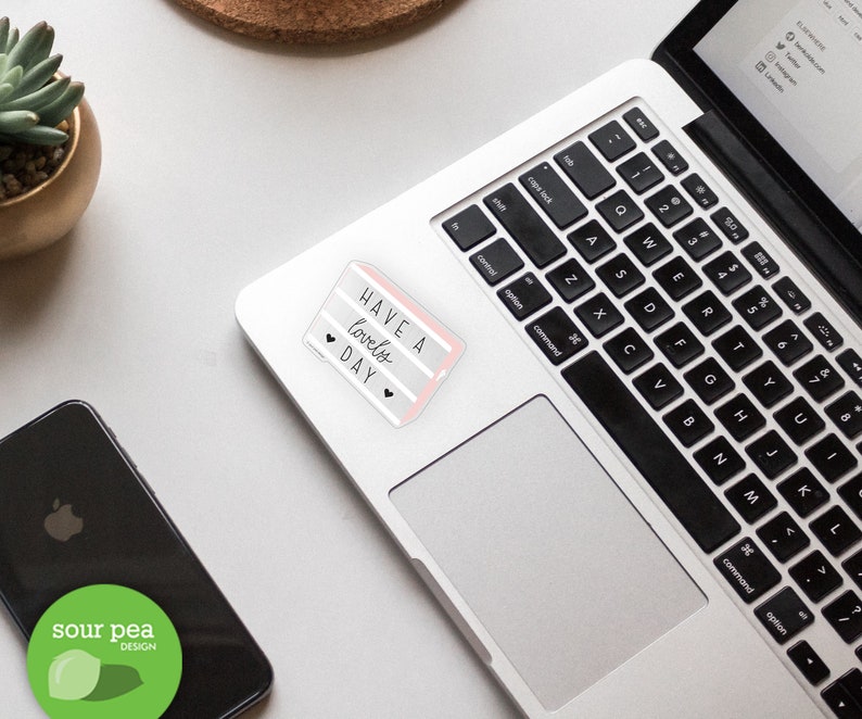 Light Box Sticker, VSCO Sticker, Water Bottle Sticker, Letterboard ...