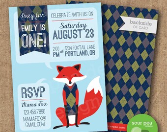 Woodland Animals Fox Book Sign 5x7 and 8x10 - Etsy