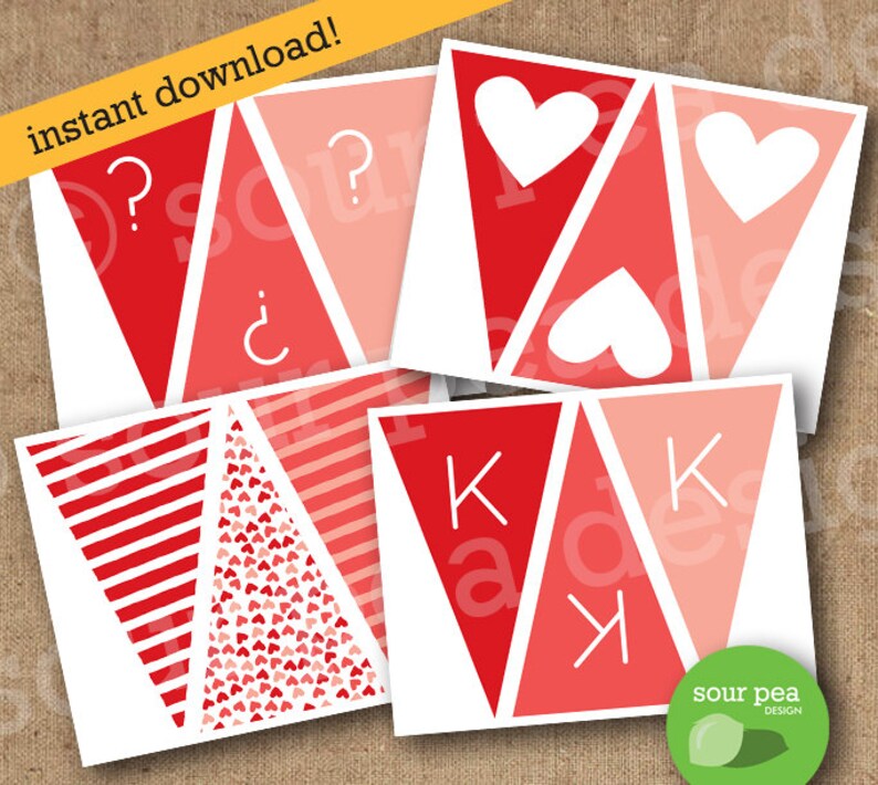 INSTANT DOWNLOAD DIY Printables Party Pack Etsy
