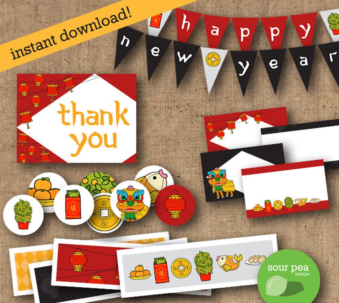 tÉlÉchargement instantanÉ : pack de décorations imprimables diy