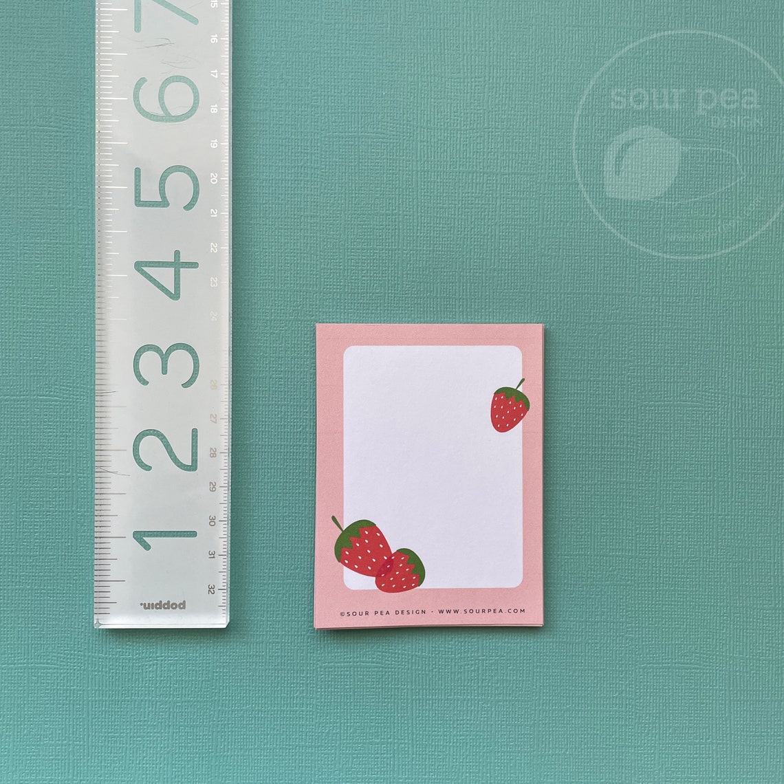MINI NOTEPAD Strawberry Notepad Colorful Stationary Cute Etsy