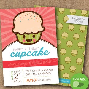 Birthday Invitation, Custom DIY Printable Invitation, Happy Birthday ...