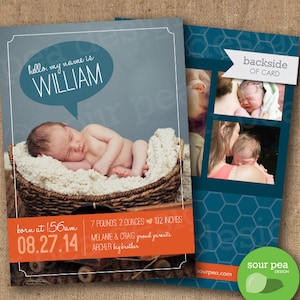 Anúncio de nascimento, anúncio personalizado para impressão DIY, da boca dos bebês, novo bebê, anúncio de bebê, cartão de bebê