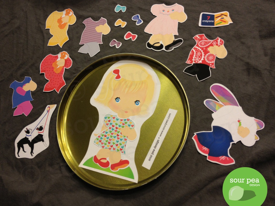 DIY Printable Paper Dolls Lorelei Printable Paper Etsy