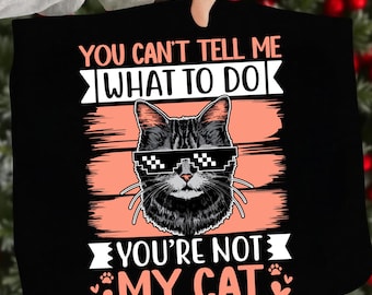 Funny Sassy Cat Meme: Sarcastic Quote Clipart (SVG, PNG, EPS)
