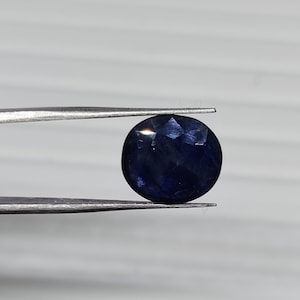 Certified Loose Natural Blue Sapphire, Faceted Sapphire, Dark Blue Sapphire, Kashmir Sapphire, Rare Sapphire, Sapphire Weight- 4.94 Carat.