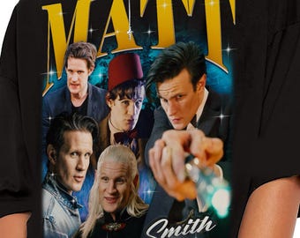 Koszulka Matta Smitha unisex dla mężczyzn i kobiet | Koszulka z grafiką | Koszulka gotycka w stylu lat 90. | Fajny top | Koszulka inspirowana fan artem