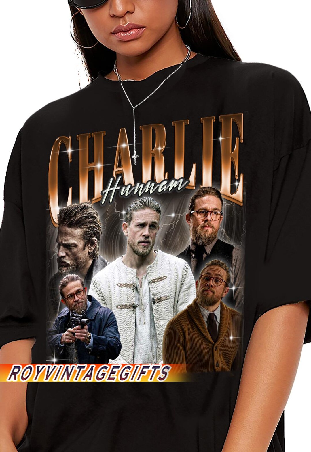 Charlie Hunnam Tshirt Unisex for Men and Women | Graphic Tee | 90s ...