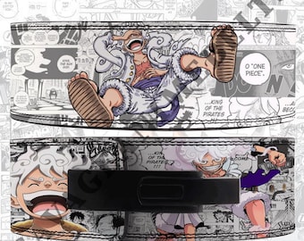Luffy Gear 5 Anime Powerlifting Lever Belt | one piece anime gym belt | lever lifting belt | Powerlifting anime gym belt | luffy lever belt