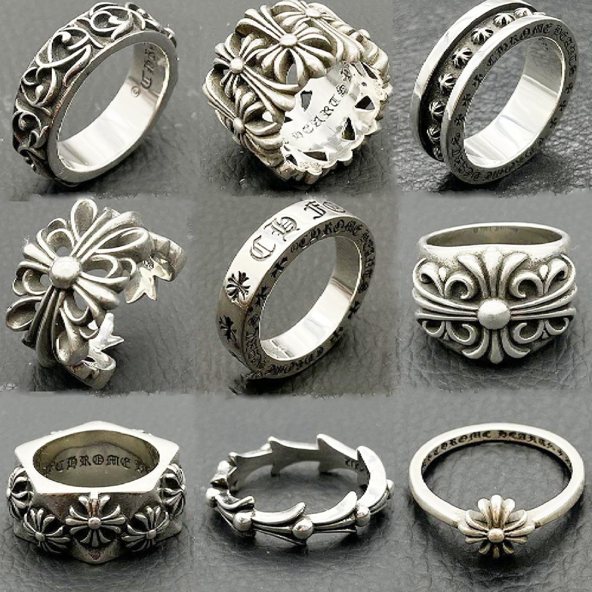 Gothic Silver Ring UK