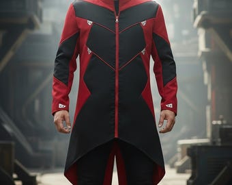 Dr. Eggman Handmade Cosplay Coat Steampunk Gothic Costume