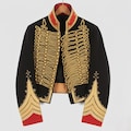 Military Dolman Hussar Jacket Green Napoleonic Uniform Tunic Pelisse Jimi Hendrix Jacket product logo