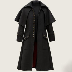 Military Cape Coat - Etsy