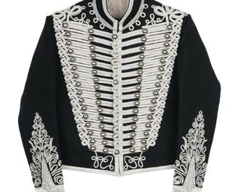 Napoleonic Jimi Hendrix Jacket Hussar Jacket Handmade Military Uniform Steampunk Tunic Pelisse