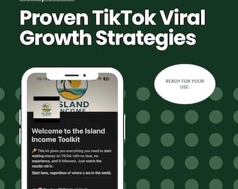 TikTok Viral Guide | Faceless Growth Strategy & Posting Planner in Notion