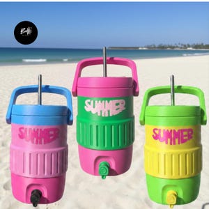 3D-burkkylare sommarkooziehållare STL-fil | Standard 350 ml dryckesdispenser (digital nedladdning)