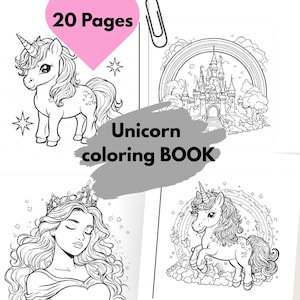 Unicorn Coloring Pages, Unicorn Coloring Pages For Kids, Printable Coloring Pages, Kids Coloring Pages, Girls Coloring Pages, Unicorn Sheets