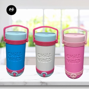 3D-burkkylhållare STL-fil | Slim 12oz 355ml dryckesdispenser (digital nedladdning)