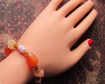 Vintage Stone Bead Bracelet