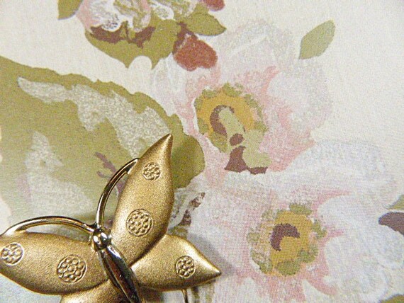 Vintage Golden Butterfly Brooch - BUT-58 - Etsy