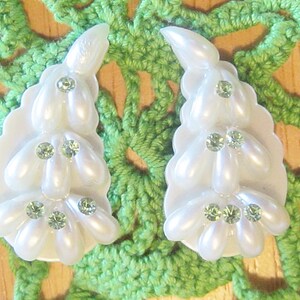 Vintage Pearl Clip Earrings