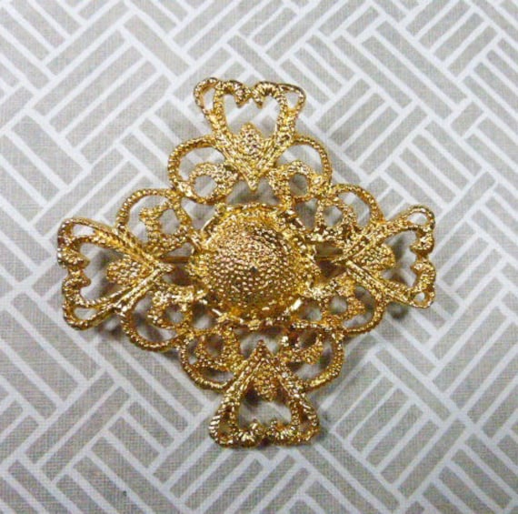 Vintage PARK LANE Gold Cross - BR-489 - Park Lane