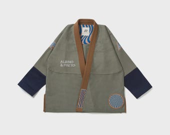 BJJ Gi Shoyoroll Albino & Preto Tranquility  450 GSM Kimono With Bag