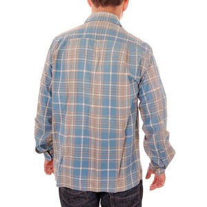 VTG 1950s Pennleigh Sanforized Cotton Plaid Shirt Ivy League Midcentury M image 5