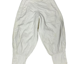 Rare 1920s VTG Linen Golf Kickers Knickers Depression Era Pants MOP Buttons