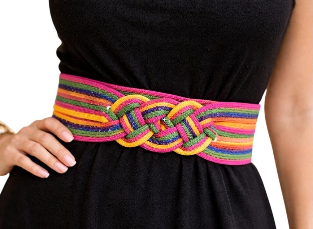 Colorblock Belt - Etsy display picture 1