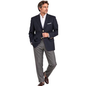 Navy Burberry Blazer - Etsy