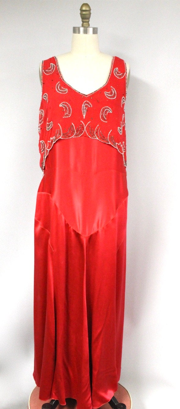 Limited Time 20% Off Great Gatsby Flapper Dress 1930s Vintage | Etsy