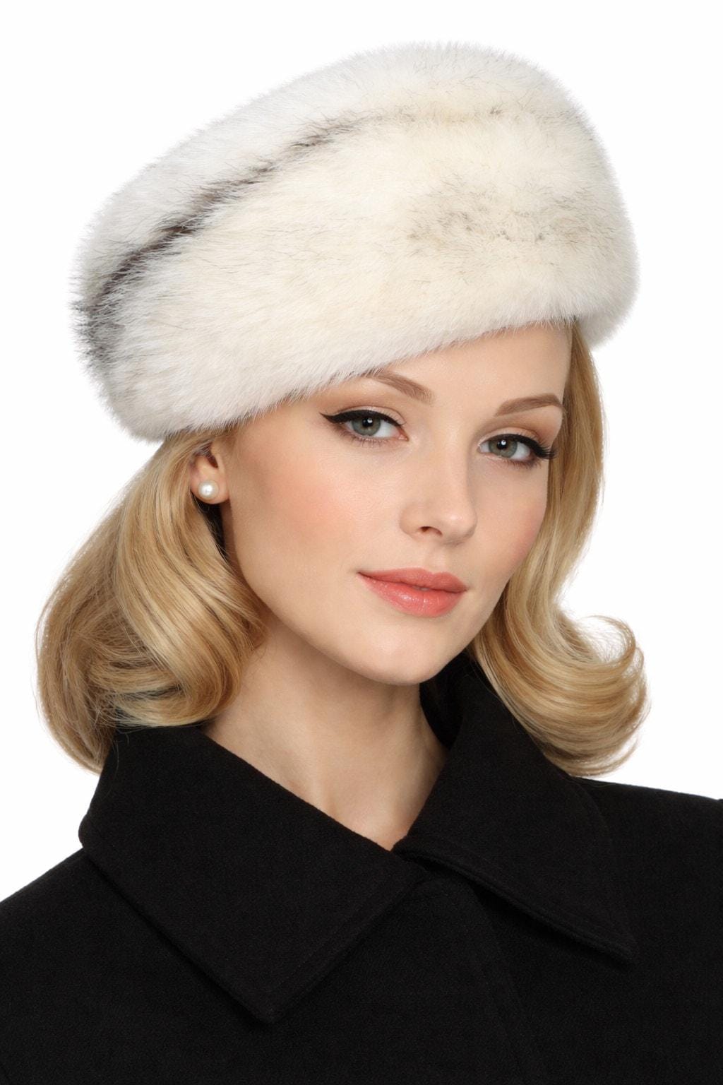 Cross Mink Fur Hat - Etsy display picture 3