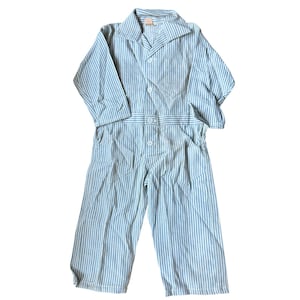 Stripe Coveralls Vintage - Etsy
