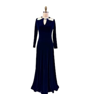 cache navy blue dress Blue Cache Dress