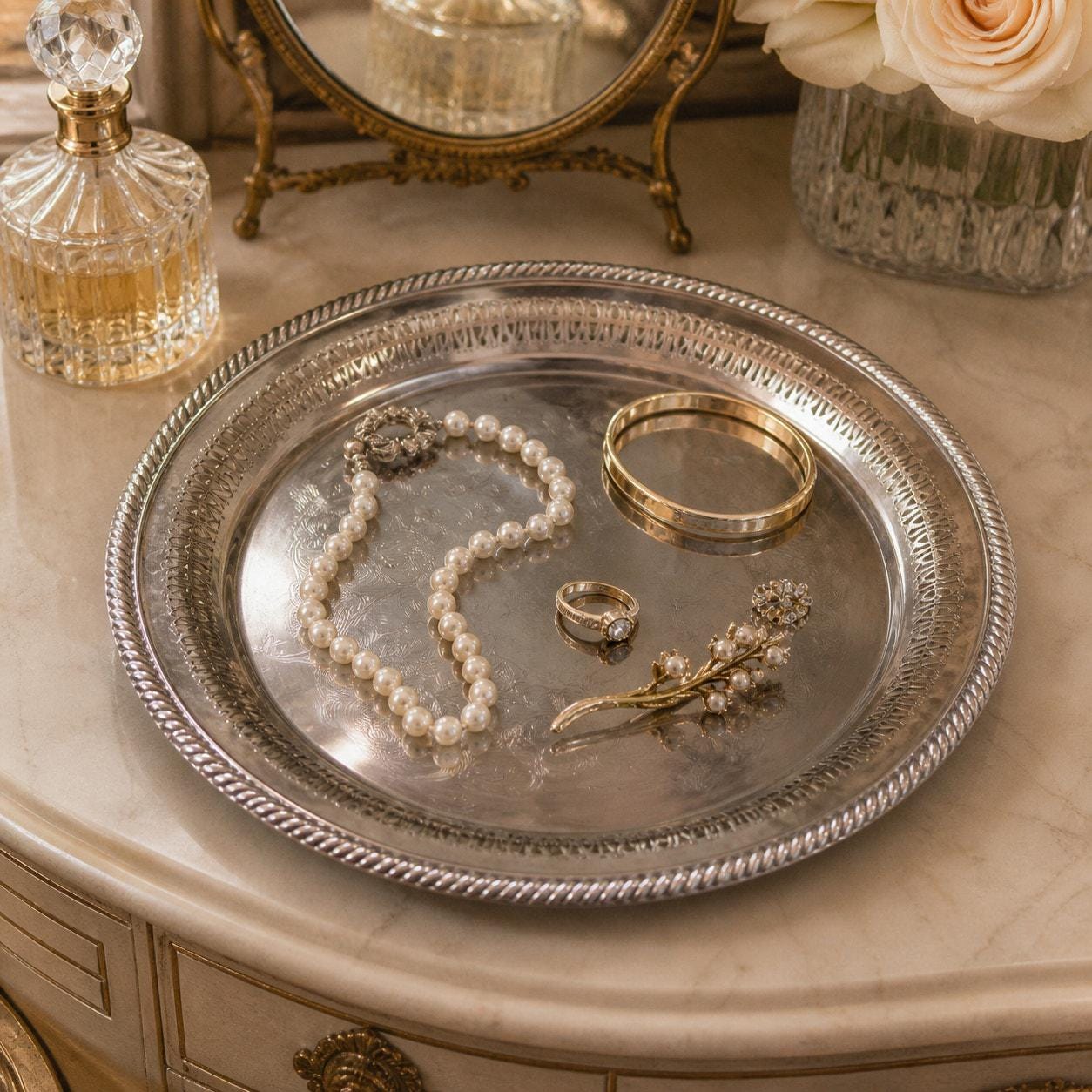 International Silver Tray - Etsy