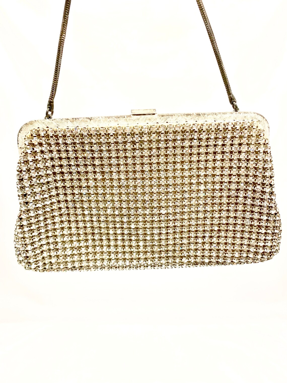 Vintage Solid Rhinestone Evening Bag Western Germany 1950s Etsy