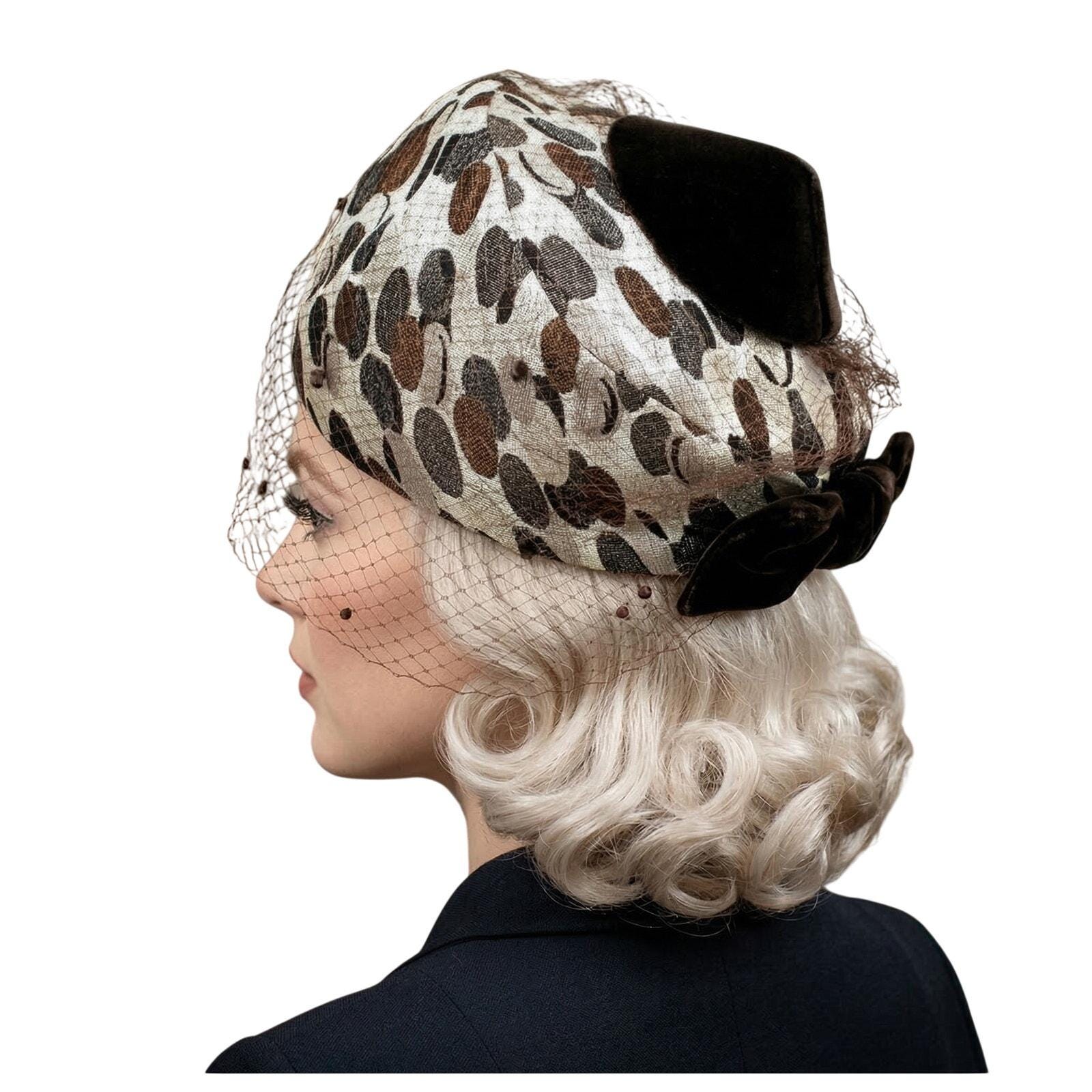Brown Polka Dot Fascinator - Etsy