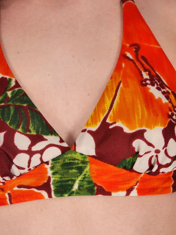 Vintage Womens S Swimsuit Bathing Suit 1970s 2 Pi… - image 5