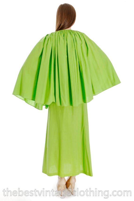 Vintage 1960s Outrageous  Vuokko RARE Lime Green … - image 10