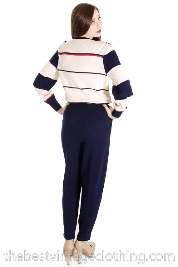 Antonella Preve Knit 1980s CACHE COLORBLOCK JUMPS… - image 5