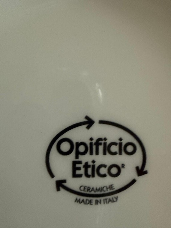 City Opificio Etico Bowl Portofino Italy Vintage Signed Stamped