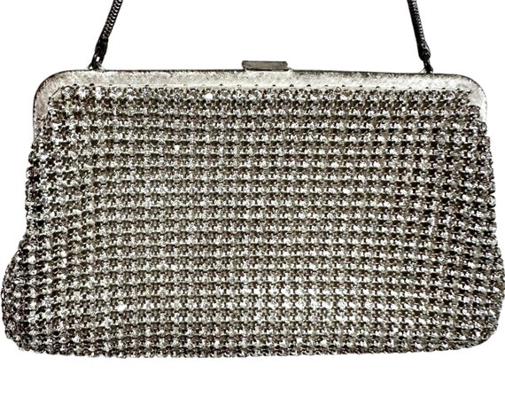 Vintage Solid Rhinestone Evening Bag Western Germ… - image 3