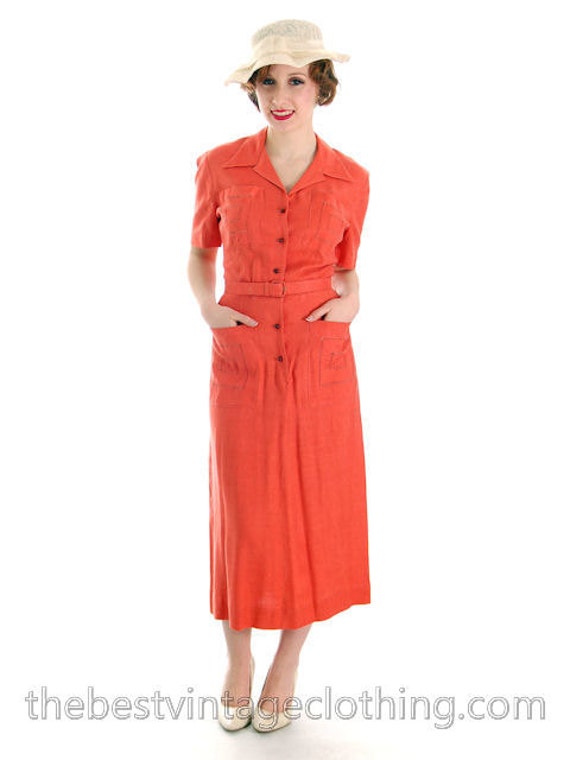 1940s pencil dress