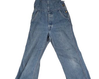 Vintage 60s Oshkosh Denim Overalls: Union Made Sanforized XS - Etsy